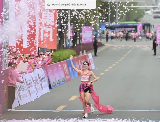 Zhang Shuihua finishes first at the 2026 Liuzhou Marathon. Photo by Liuzhou Marathon