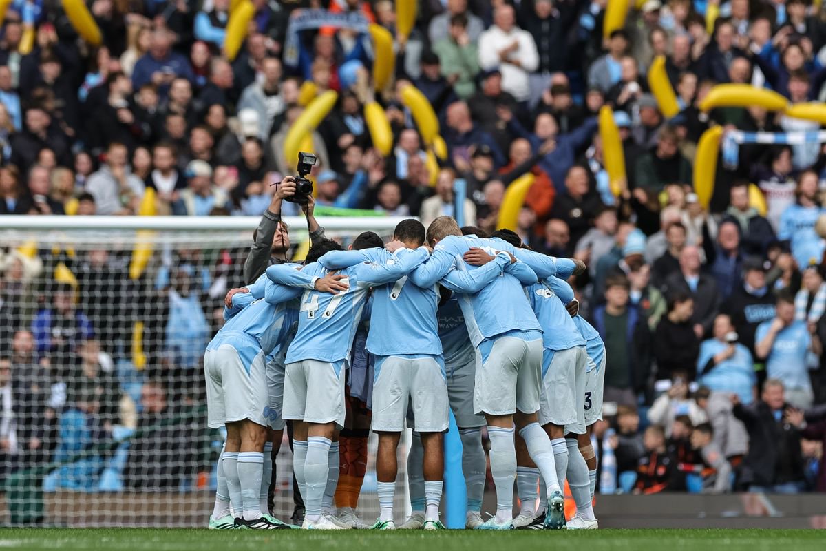 Man City players