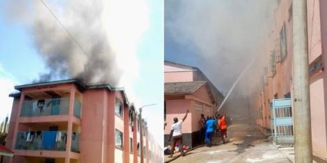 A dormitory broke out on Sunday, December 5, at the Maranda High School.