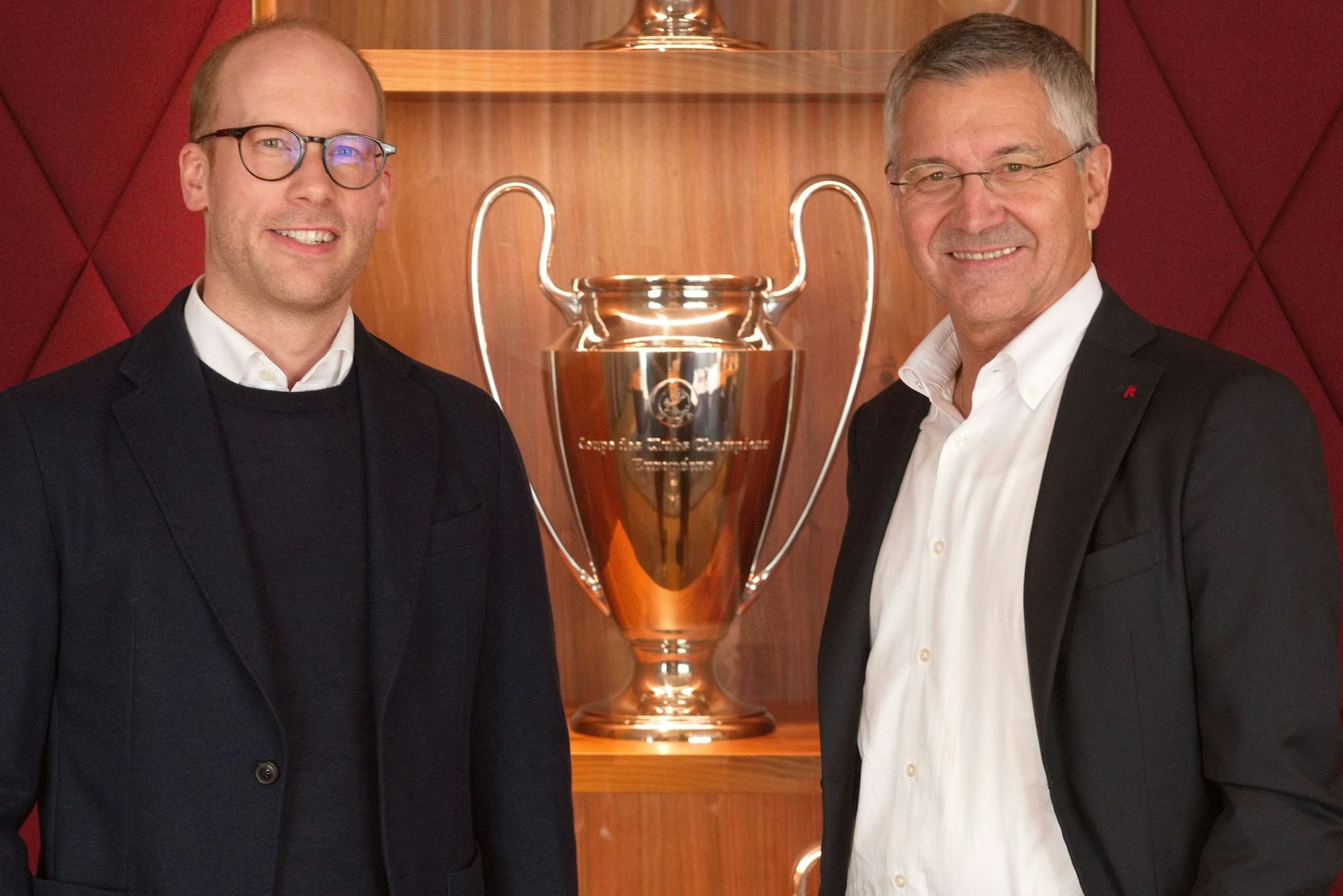 Ab sofort Partner: Der Unternehmer Max Viessmann (links) erwirbt mit der Viessmann Generations Group Anteile an der FC Bayern AG, deren Aufsichtsratsvorsitzender der Vereinspräsident Herbert Hainer ist.
