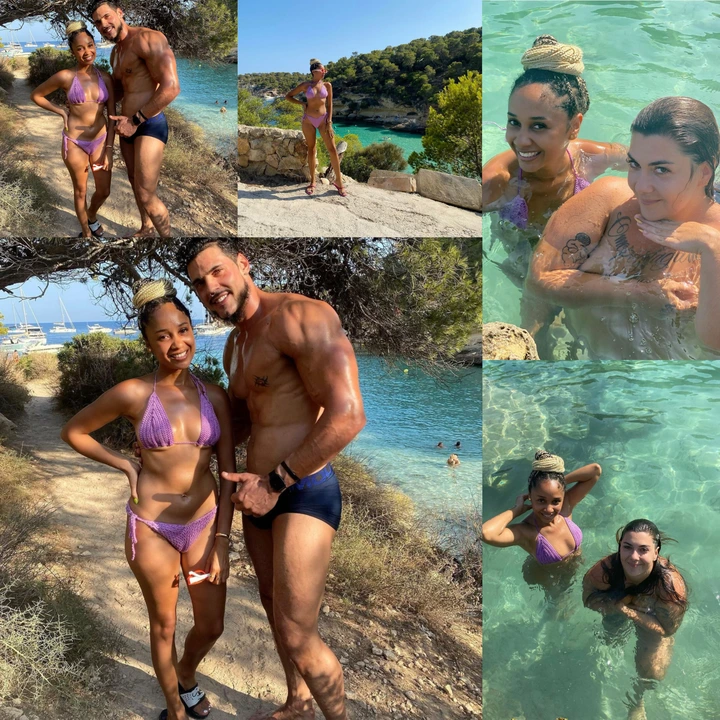 Sister Derby shows off her new boyfriend from Spain in new Photos