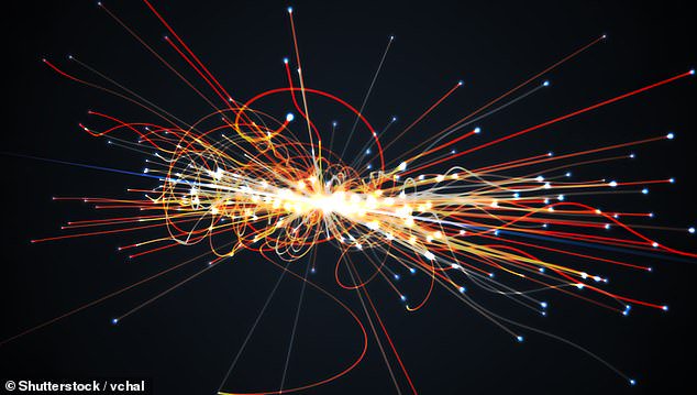 Antimatter is the mirror image of matter, exactly the same except that the charge of each particle is inverted. When antimatter meets regular matter, the two are annihilated and convert all of their matter to energy (stock image)