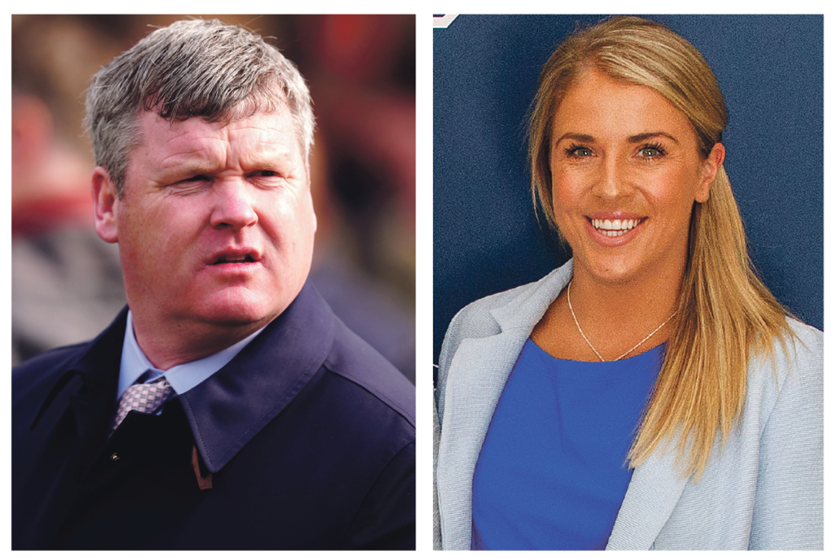 Gordon Elliott and Kate Harrington