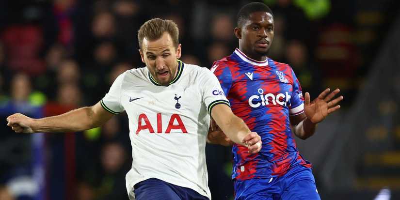 Harry Kane Tottenham Cheick Doucoure Crystal Palace 2023