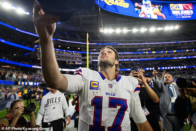 Steinfeld was in attendance to watch Allen and the Bills grab a major victory over the Rams