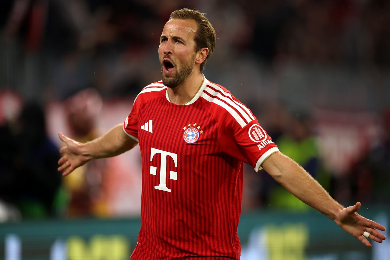 Kane was an inspired creator in Bayern and Arsenal’s entertaining 2-2 draw (Getty)