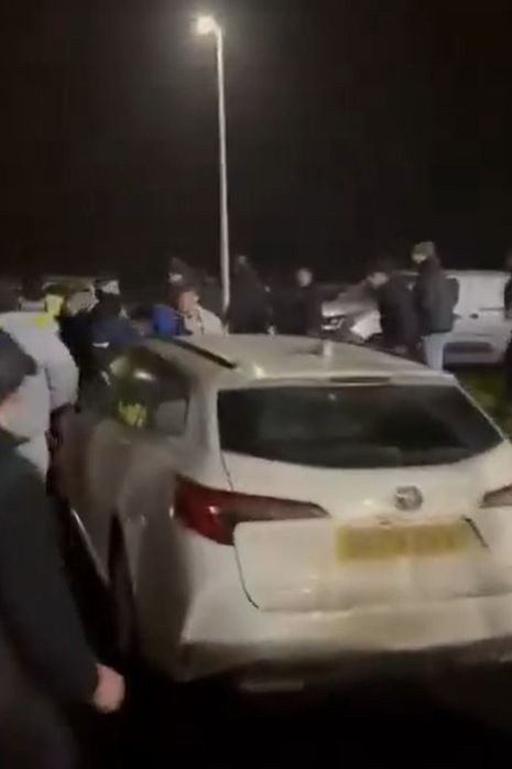 The incident occurred post-match