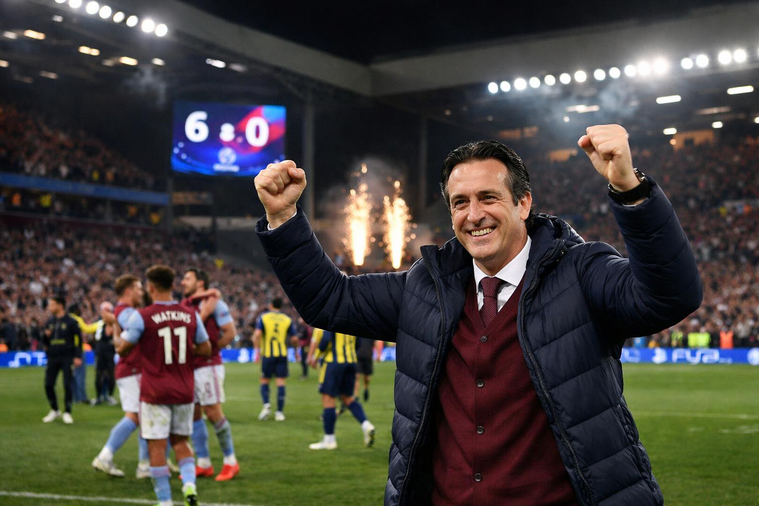 Aston Villa finally picked up their first home win with European night yesterday over Fenerbahce