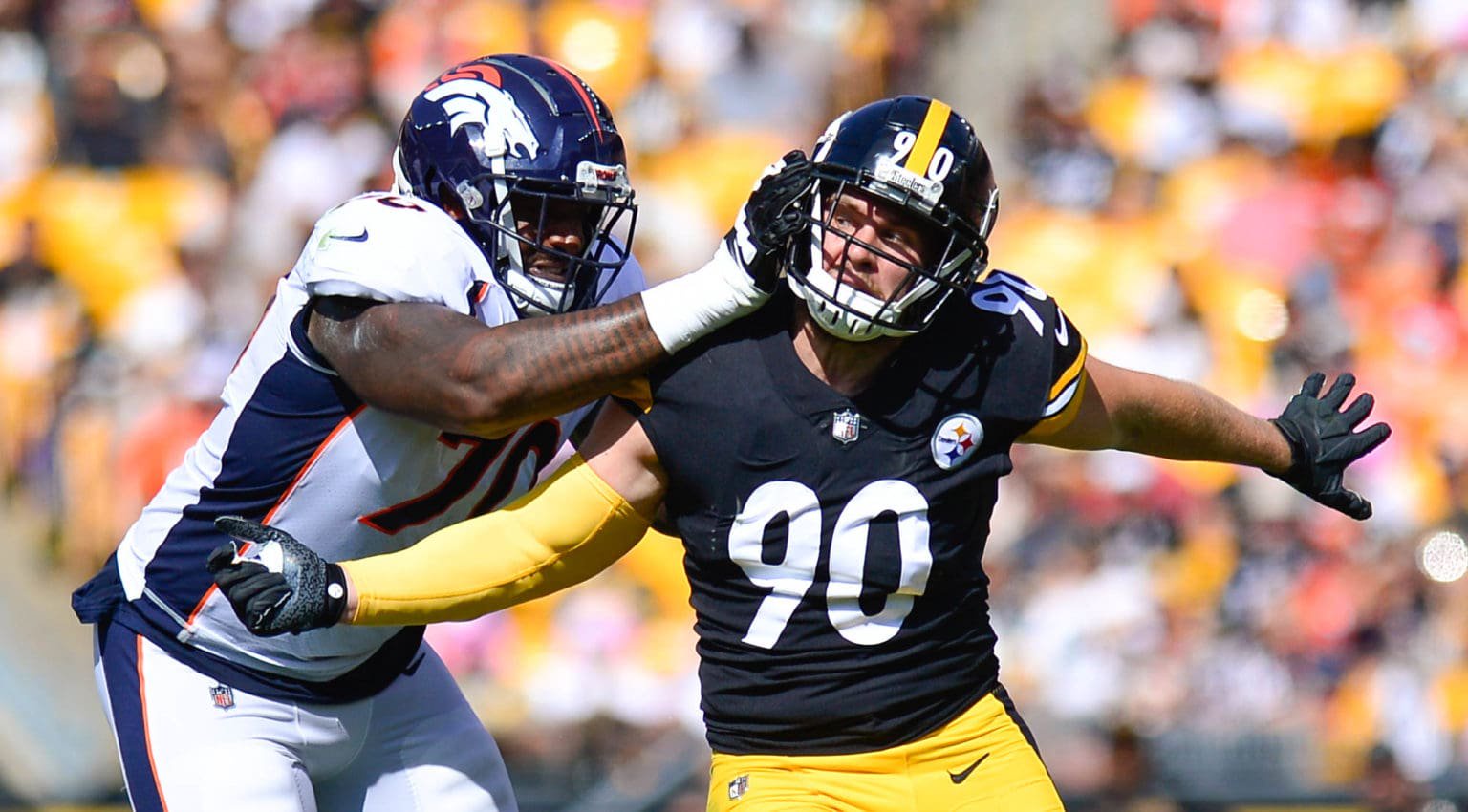 Steelers OLB T.j. Watt Denver Broncos
