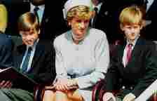 Diana, Prince Harry and Prince William