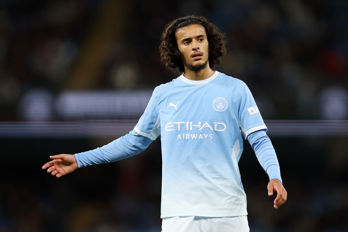 MANCHESTER, ENGLAND - SEPTEMBER 17: Ayyoub Bouaddi of Manchester City during the Carabao Cup Third Round match between Manchester City and Norwich City at Etihad Stadium on September 17, 2026 in Manchester, England. (Photo by Matt McNulty/Getty Images)