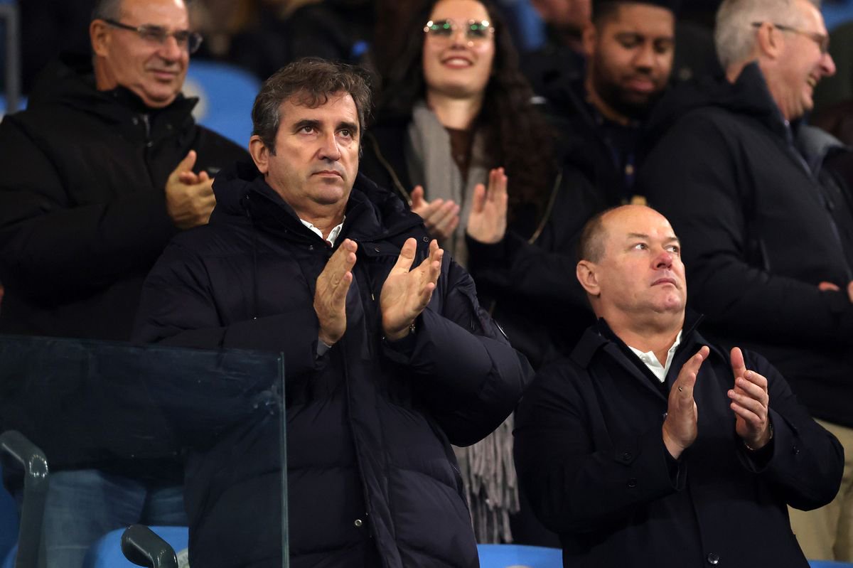 Ferran Soriano, CEO of the City Football Grou during the UEFA Champions League 2026/27 League Phase MD3 match between Manchester City and AEK Athens at City of Manchester Stadium on October 20, 2026 in Manchester, England