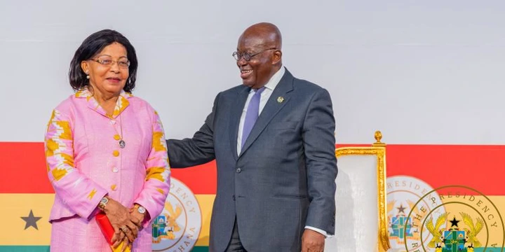 Akufo-Addo gives his 79-year old Baby Mama State Honours..As Marietta Brew and Fui Tsikata decline awards