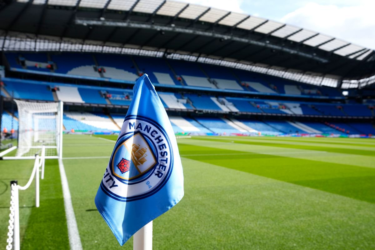A general view from inside the Etihad Stadium