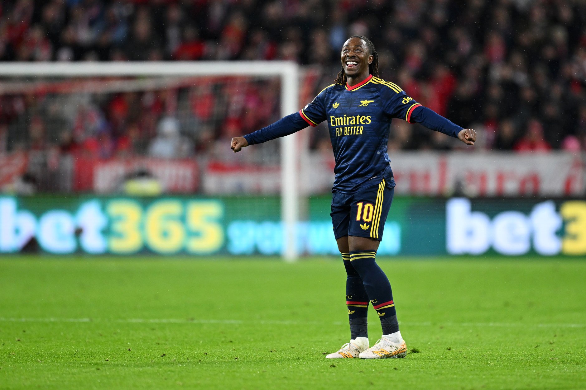 Eberechi Eze made sure Saka's absence wasn't felt as he opened the scoring