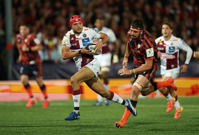 Rugby Union - European Champions Cup - Gloucester v Bordeaux Begles - Kingsholm Stadium, Gloucester, Britain - October 16, 2026 Bordeaux Begles' Louis Bielle-Biarrey in action before scoring their fifth try Action Images via Reuters/Andrew Boyers