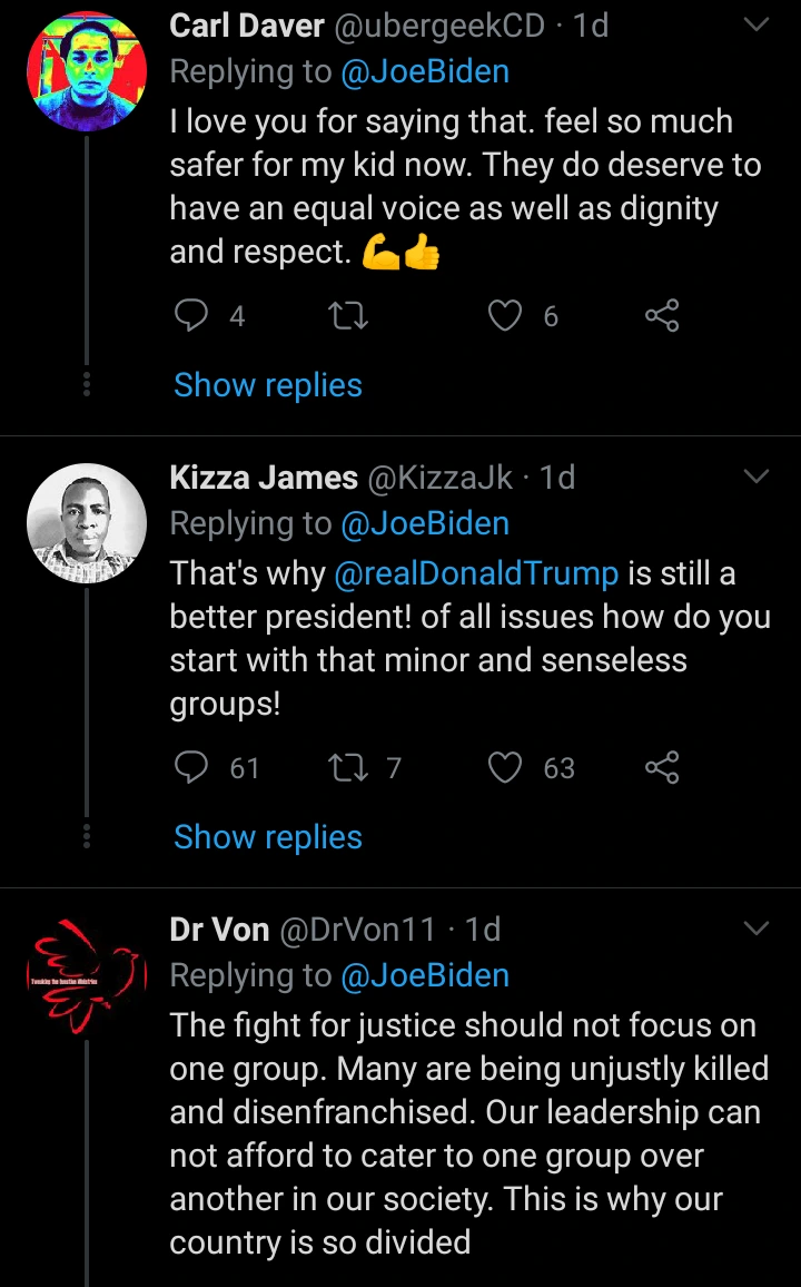 Joe Biden Sends Powerful Message To All Gays, Lesbians And Transgender Across The World. 2