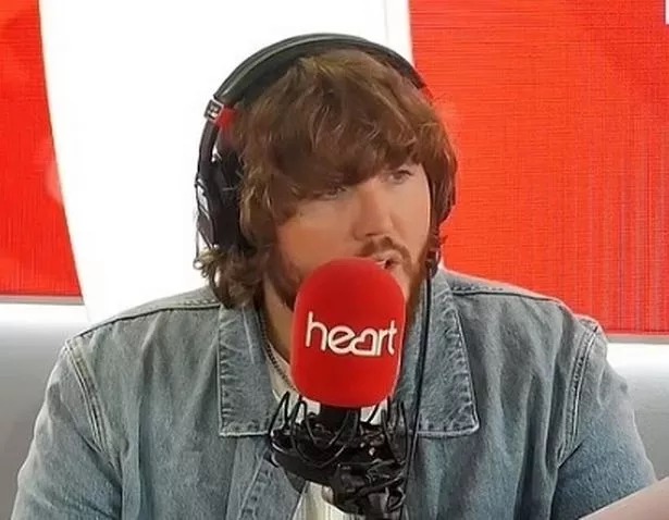 James spoke about the terrifying experience on Heart Radio