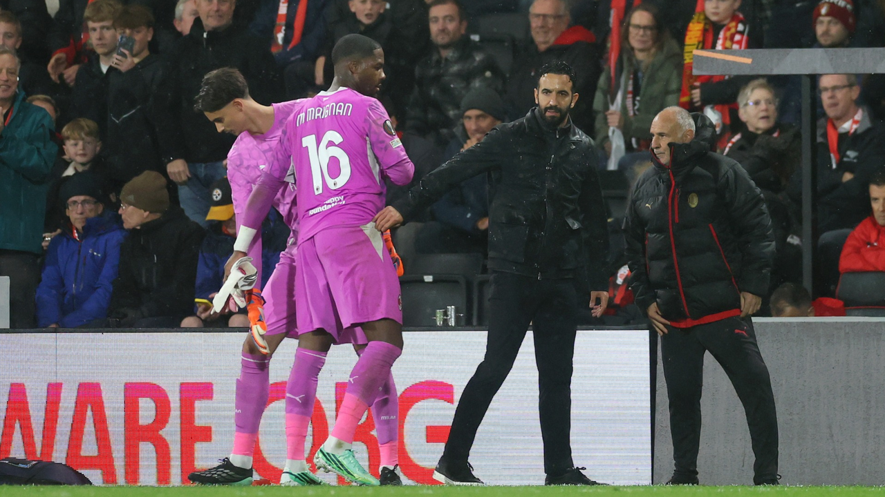 ‘There was no game’ for Milan after Maignan red card, says Amorim