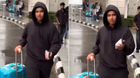 Vaibhav Sooryavanshi का मजेदार कमेंट वायरल, एयरपोर्ट पर पैपराजी से बोले रील के चक्कर में ठुक जाओगे