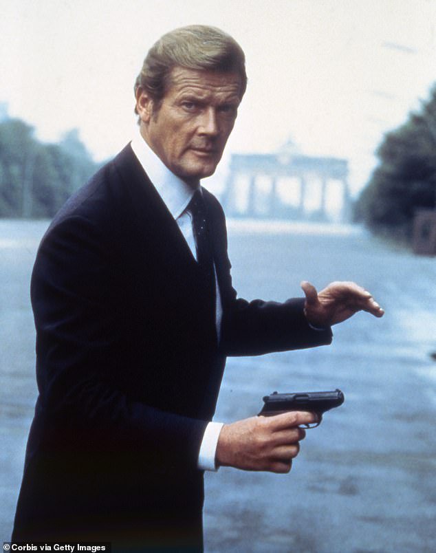 'He was out, so I flew over and I met all the people. And I got my apartment and I started working with the stuntmen and Cubby Broccoli hired me,' Brolin recalled to People. Roger Moore seen here in Octopussy