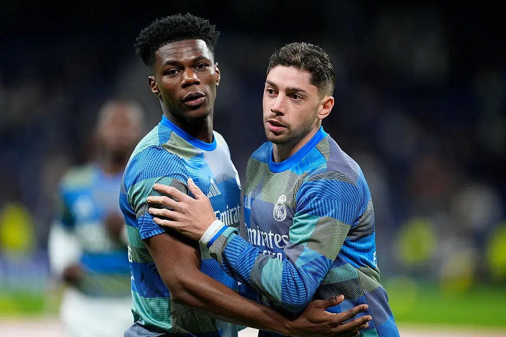 Aurélien Tchouaméni and Federico Valverde.   