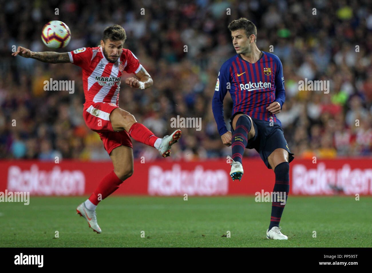 Girona FC removes away section barriers at Montilivi