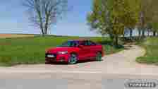 2025 Audi A3 front 3-4 driver wide