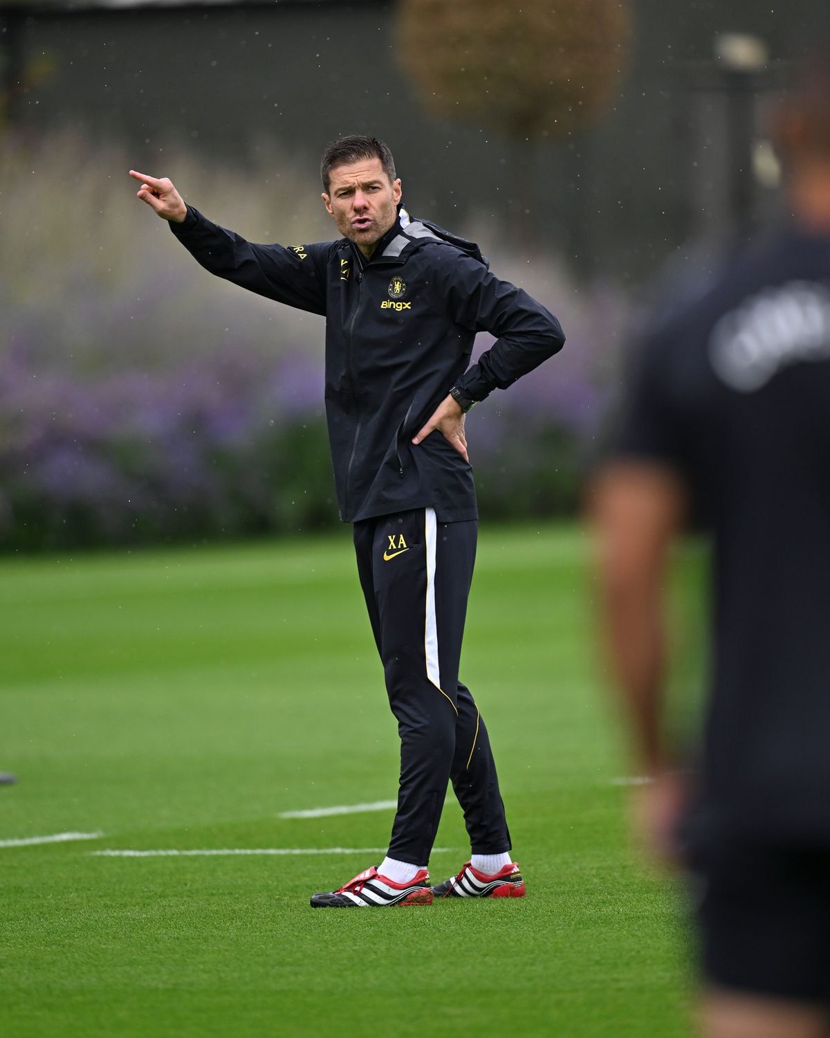 Xabi Alonso in training