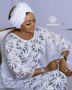  Elegant White Lace Bubu Gowns Styles for all Occasions this Christmas