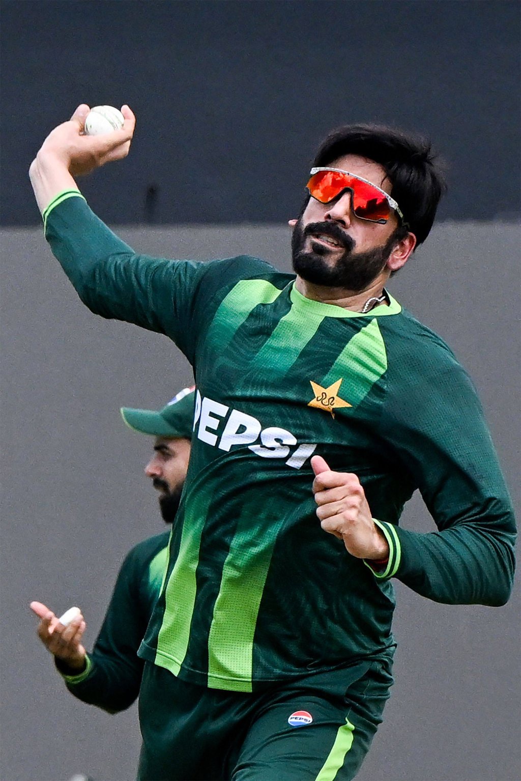 Pakistan’s Usman Tariq has already raised eyebrows with his questionable action. Photo: AFP