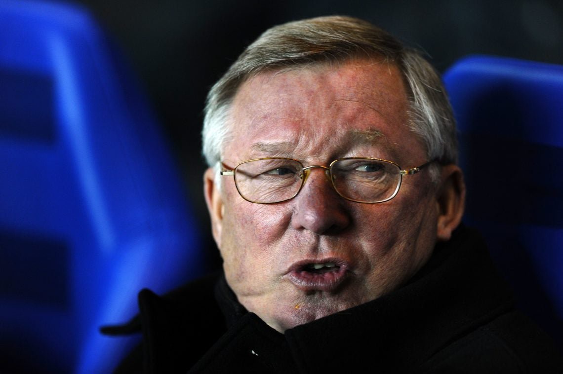 Manchester United manager Sir Alex Fergu