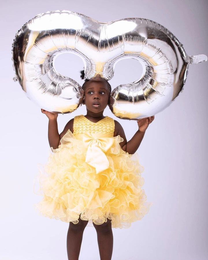 Stonebwoys daughter Jidula is 3 years old now, see how her father celebrated her.