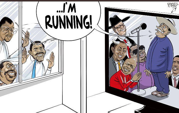 Hilarious Cartoons: Why Ruto And Raila Remains The Strongest Horses In The  2022 Race. Chezaspin