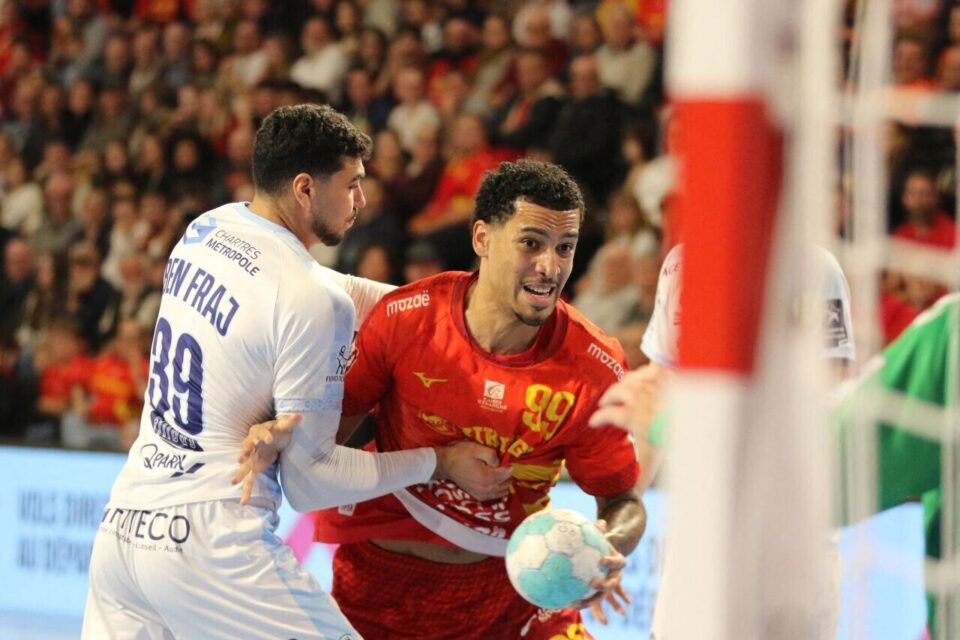 Owen Abodogo fait partie de ces joueurs qui découvrent la Starligue et s'avèrent bluffants au Caen Handball.