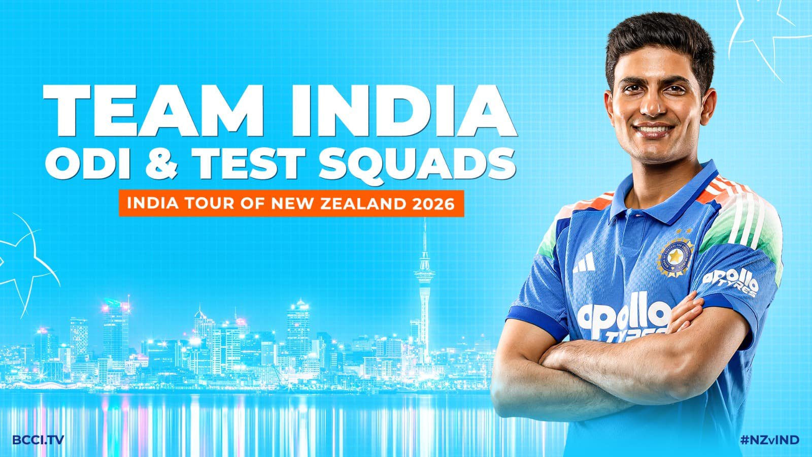 India’s ODI and Test squads for New Zealand tour announced
