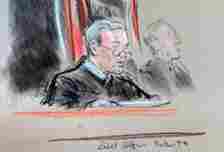 Chief Justice John Roberts speaks from the bench