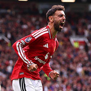 27.º Bruno Fernandes, médio do Manchester United e da Seleção Nacional, foi eleito jogador do ano da Premier League