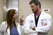 Ellen Pompeo and Eric Dane in Grey's Anatomy