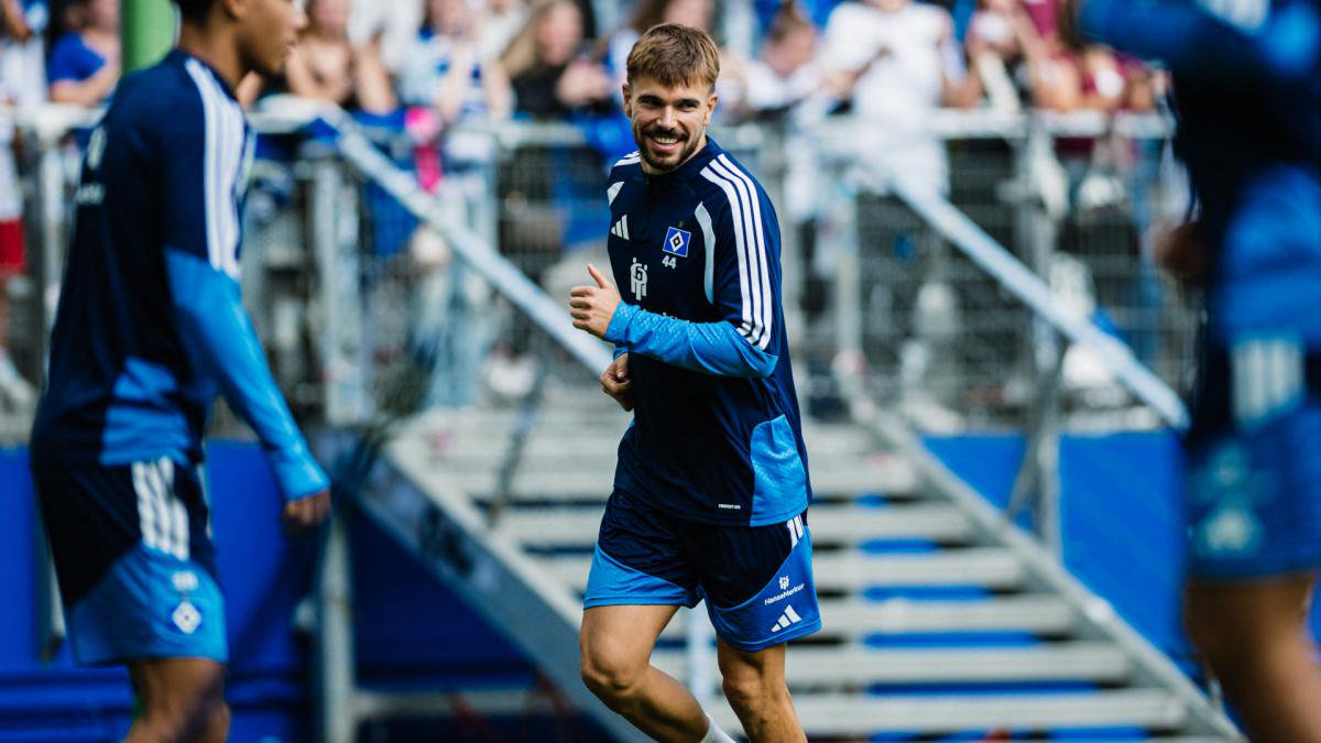 Mario Vuskovic im HSV-Training