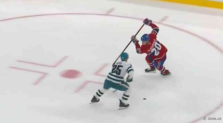 Juraj Slafkovský scores the best goal of his career