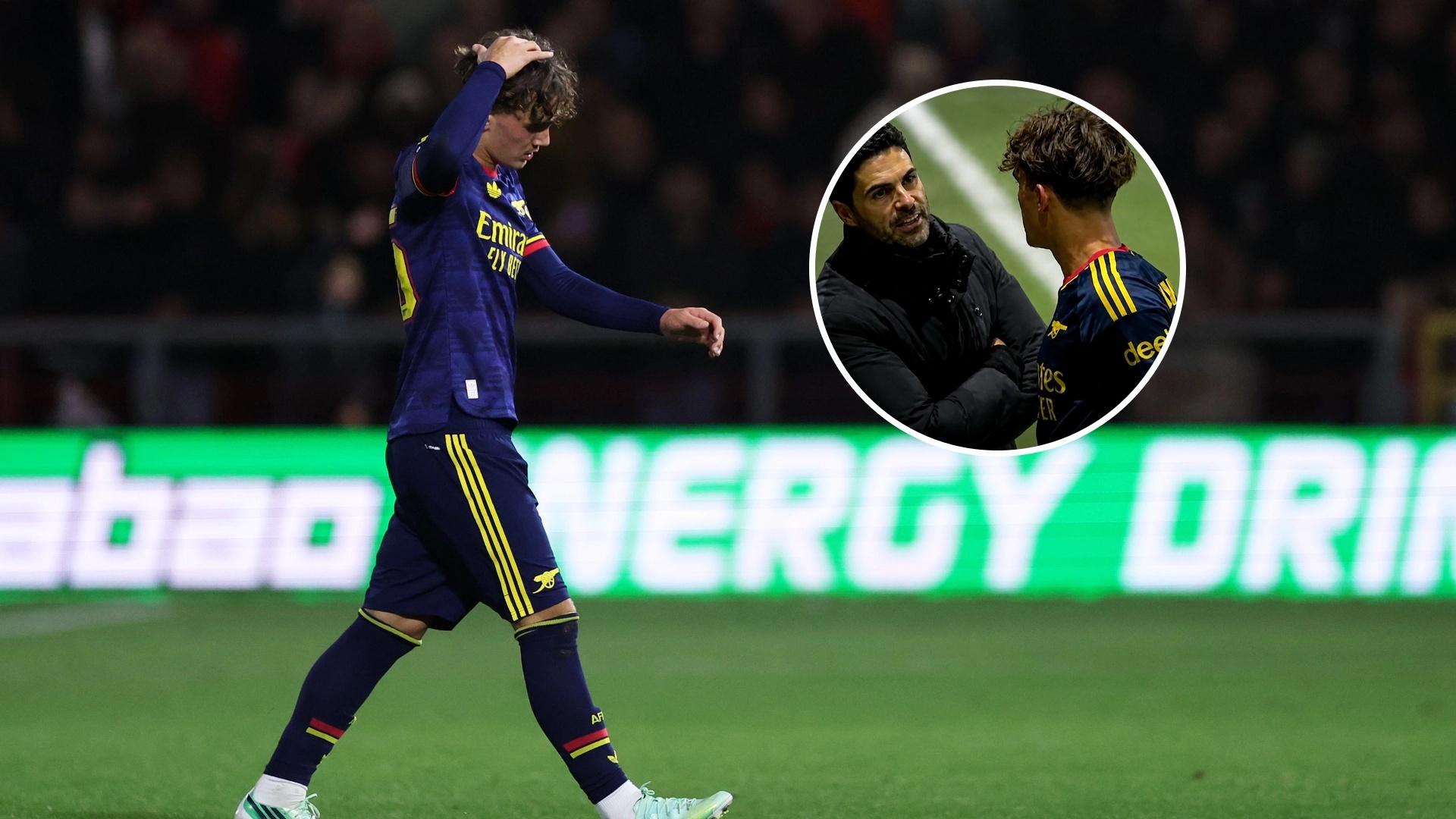 Arsenal fans are turning on Mikel Arteta for his reaction to Max Dowman's red card vs Fleetwood