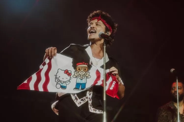 Bruno Mars hibur penggemar di Jakarta International Stadium  ((Instagram.com/@brunomars) )