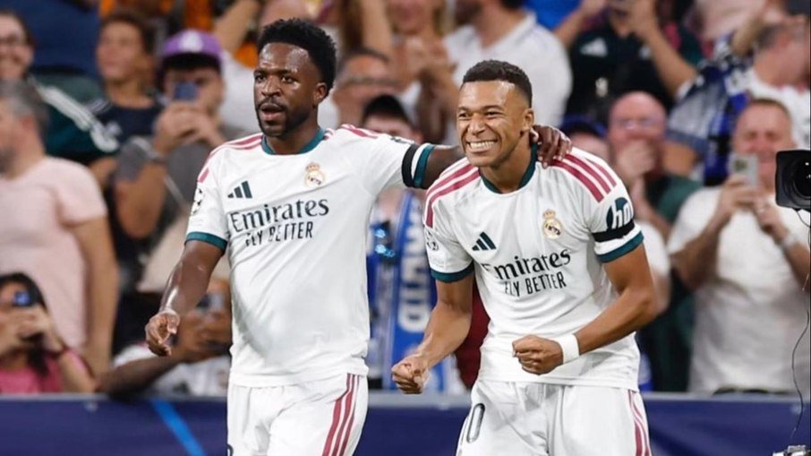 Mbappé e Vinícius jr.