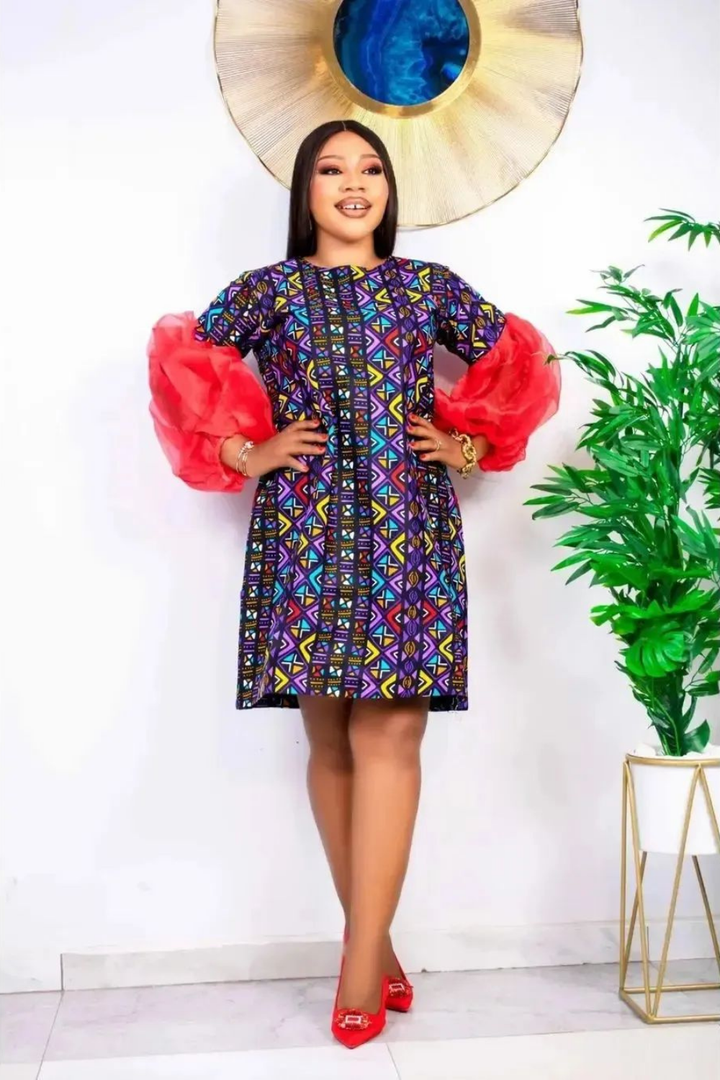 Short ankara outlet kaftan