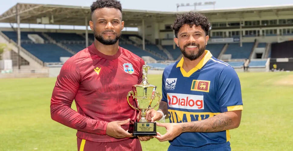 West Indies to Host Sri Lanka in Crucial ODI Series Ahead of 2027 World Cup