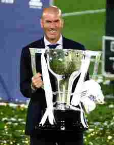 Zinedine Zidane is in the running for the Man United job