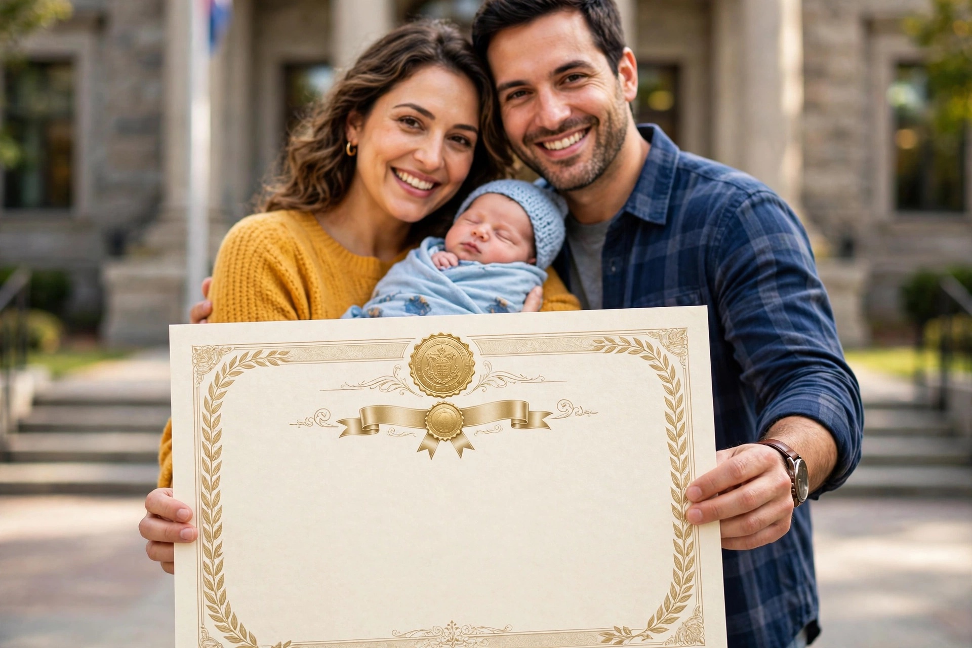 birth certificate services application process - नवजात शिशु और प्रमाण पत्र लिए माता-पिता