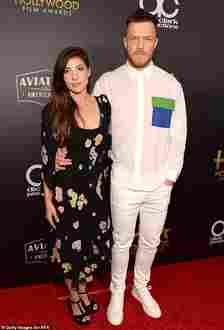 Dan was married to Aja Volkman from 2011 until the pair announced their split over 10 years later in 2022; former couple seen in 2018 in Beverly Hills