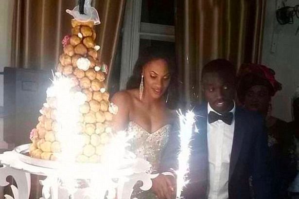 Papiss Cisse leaves on-off girlfriend for holiday... and three days later marries Senegalese volleyball player fiancée in Paris